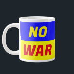 Caneca De Café Grande SEM GUERRA Jumbo Mug<br><div class="desc">O suficiente é suficiente.</div>