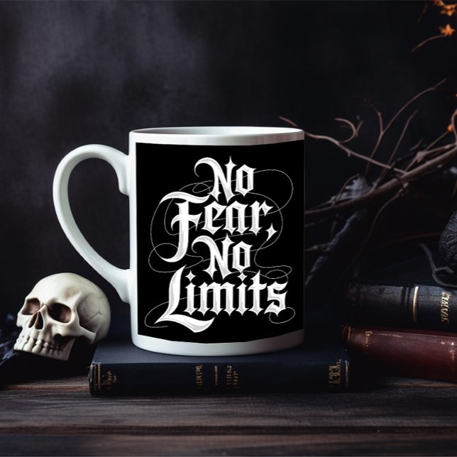 Caneca De Café Grande Sem Medo Sem Limites (Criador carregado)