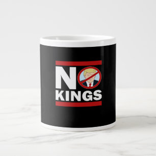 Caneca De Café Grande Sem Reis Anti Clássico Minimal Limpo