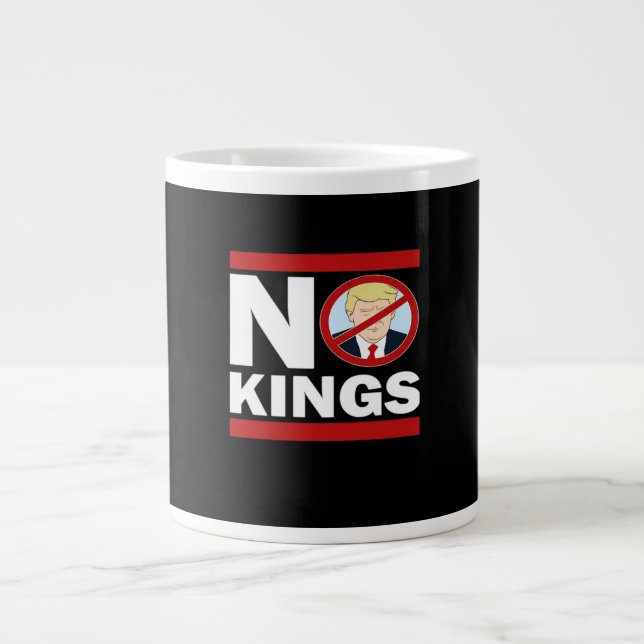 Caneca De Café Grande Sem Reis Anti Clássico Minimal Limpo (Frente)