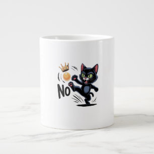 Caneca De Café Grande Sem Reis Na América Minimal Essencial Limpo