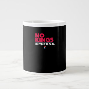 Caneca De Café Grande Sem Reis Nos EUA Gráfico Moderno