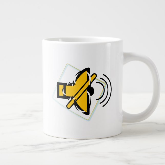 Caneca De Café Grande Sem som (Direita)