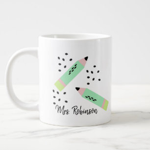 Caneca De Café Grande Sementes de Melancia de Volta às Aulas Presente pa