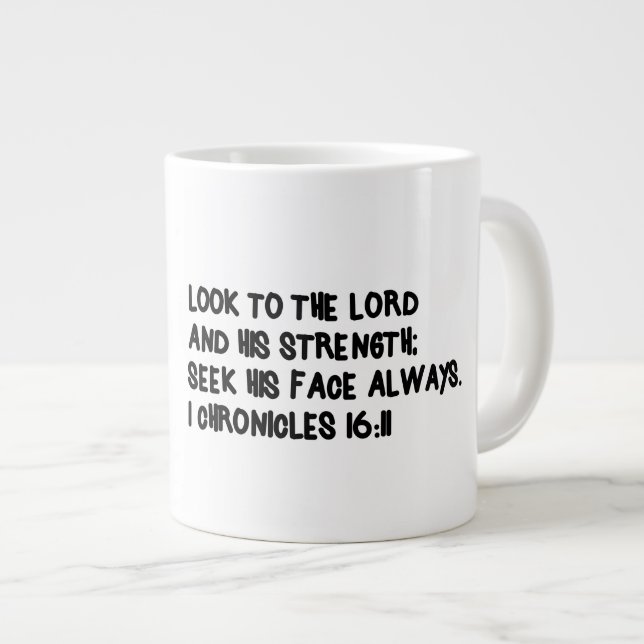 Caneca De Café Grande Senhor - Jumbo Mug (Frente Esquerda)