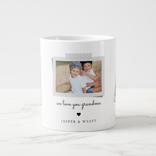 Caneca De Café Grande Sentimentos Cheios de Snapshot Specialty Mug (Frente)