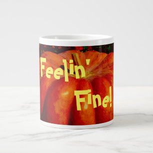 Caneca De Café Grande Sentir Bons Pumpkins em um