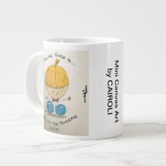 Caneca De Café Grande Sentir-se bem é... Sobrevivendo à pandemia