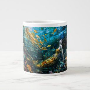 Caneca De Café Grande Seraphina - Linda Sereia Mística