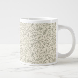 Caneca De Café Grande Serene Sage Green Suspiro Gentil de Whisper Mini