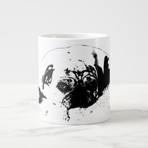 Caneca De Café Grande Sereno Incrustado, Sorriso Bebido