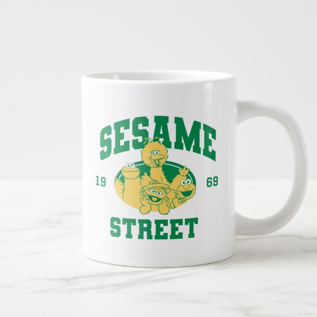 Caneca De Café Grande Sesame Street | Vintage 1969 (Direita)