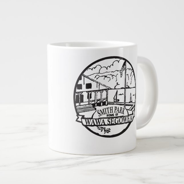 Caneca De Café Grande Seu próprio Smith Park Mug! (Frente Esquerda)