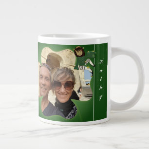 Caneca De Café Grande Shamrock Frames 2 Fotos Specialty Mug
