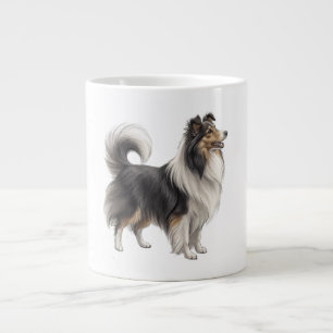 Caneca De Café Grande Sheltie
