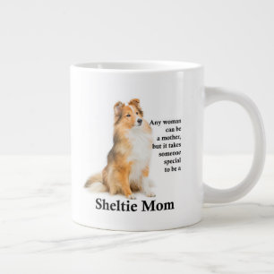 Caneca De Café Grande Sheltie Mãe Jumbo Mug