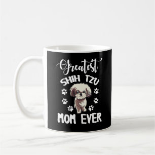 Caneca De Café Grande Shih Tzu Mamãe Engraçado Amantes de Cacho