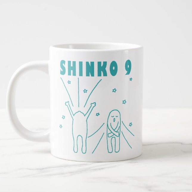 Caneca De Café Grande "Shinko 9" Respiração Profunda (Esquerda)
