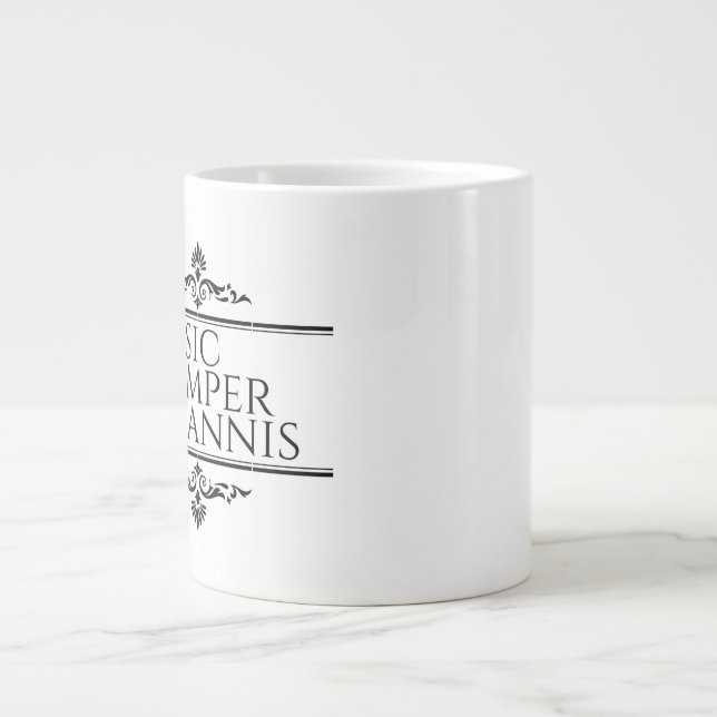 Caneca De Café Grande Sic Semper Tyrannis (Frente)