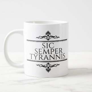 Caneca De Café Grande Sic Semper Tyrannis