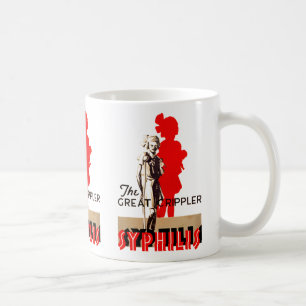 Caneca De Café Grande sífilis do ~ de Crippler