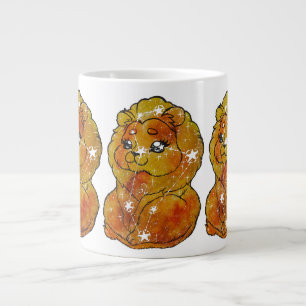 Caneca De Café Grande Signo Zodiacal de Leão