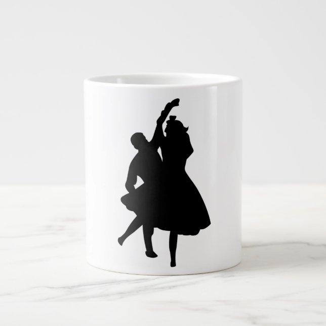 CANECA DE CAFÉ GRANDE SILHOUETTE DANCERS (Frente)