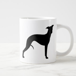 Caneca De Café Grande Silhuettes De Cachorro