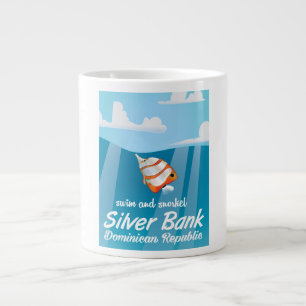 Caneca De Café Grande Silver Bank República Dominicana Snorkel viagem