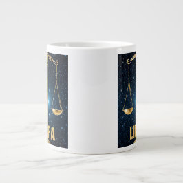 Caneca De Café Grande Símbolo de astrologia de Libra