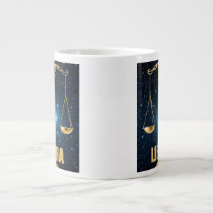 Caneca De Café Grande Símbolo de astrologia de Libra