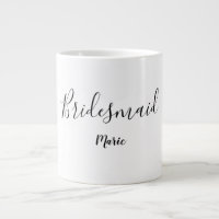 SIMPLE MINIMAL adicione seu nome bridesmaid Co