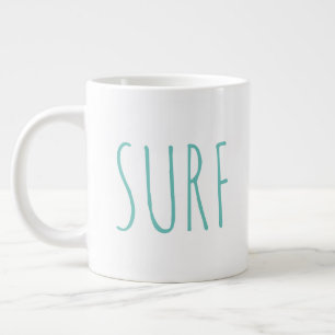 Caneca De Café Grande Simples fazenda moderna "Surf"