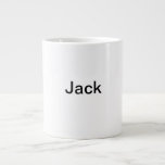 Caneca De Café Grande SIMPLES MINIMAL adicionar seu nome padrinho de cas<br><div class="desc">design</div>