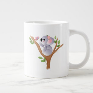 Caneca De Café Grande Simples Minimalista Diário