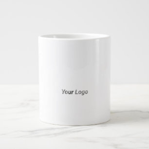Caneca De Café Grande Simples obrigado elegante seu elegante personaliza