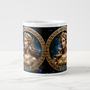 Caneca De Café Grande Sinal de astrologia do vírus