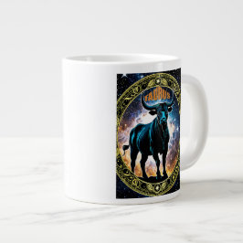 Caneca De Café Grande Sinal de astrologia Taurus