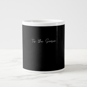 Caneca De Café Grande Sinal de Neon É a Temporada