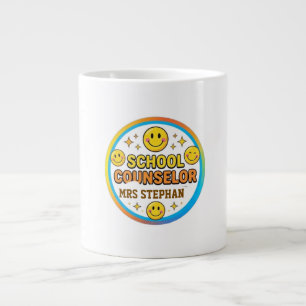 Caneca De Café Grande Sinal de Orientador Escolar de Rosto Sorridente Ed