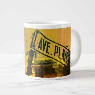 Caneca De Café Grande Sinal de rua