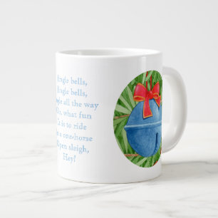 Caneca De Café Grande SININHOS DE NATAL Caneca Branca Grande