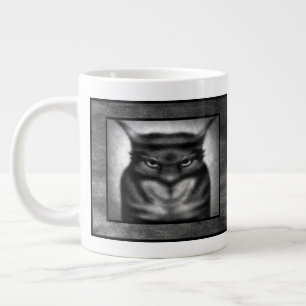 Caneca De Café Grande Sinister Cat Large Coffee Mug