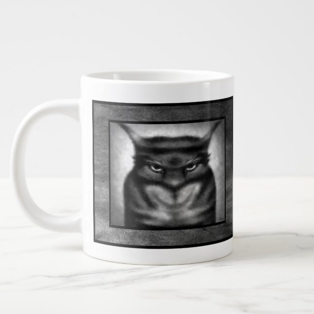 Caneca De Café Grande Sinister Cat Large Coffee Mug (Esquerda)
