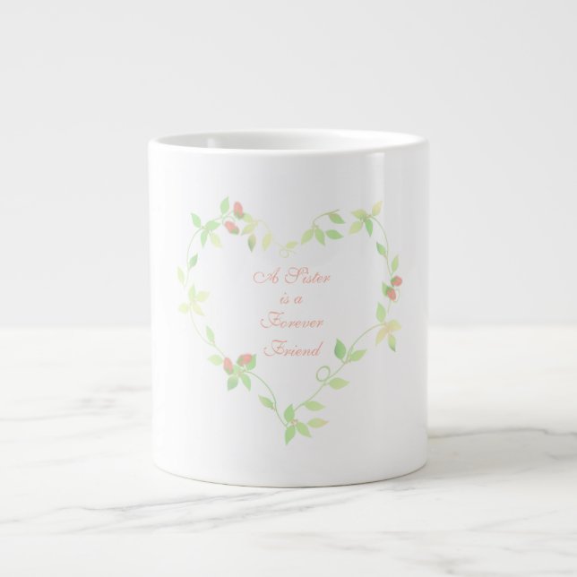 Caneca De Café Grande Sister Namorados Mug (Frente)