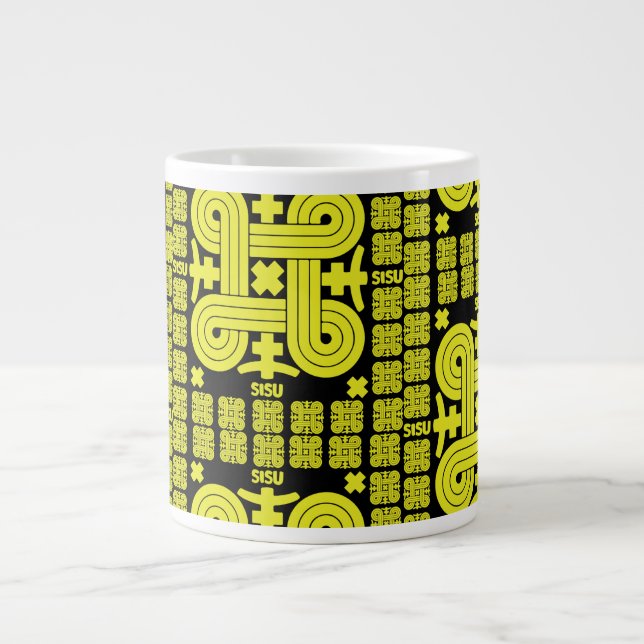 Caneca De Café Grande Sisu O Espírito Finlandês (Frente)