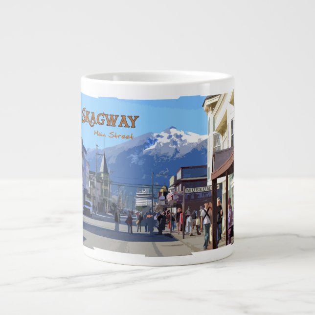 Caneca De Café Grande Skagway Jumbo Mug (Frente)