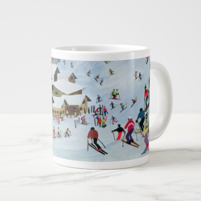 Caneca De Café Grande Ski Whizzz!1991 (Frente Esquerda)