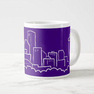 Caneca De Café Grande Skyline da cidade de Nova Orleans