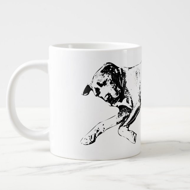 Caneca De Café Grande Sleeping Pit Mix, Cozy Christmas (Esquerda)